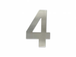  Număr "4" fațadă 150mm OȚEL INOXIDABIL S (2096)