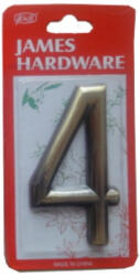 KĽUČKA Număr "4" 75mm bronz (510)