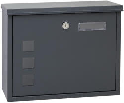  BK. 519. G. AM cutie poștală antracit (2858)