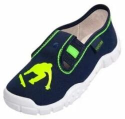 Viggami Tenisi sport cu barete elastice, model skate (Culoare: Granat, Marime: 35) (NX-25006)