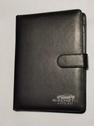  Agenda neagra nedatata cu clapeta 17.5 * 24 cm1/43 (6794)