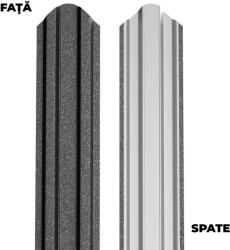 BILKA Sipca metalica pentru gard BILKA Negru Ral 9005 GrandeMat 92.9 X 0.50 mm 100cm (17628)