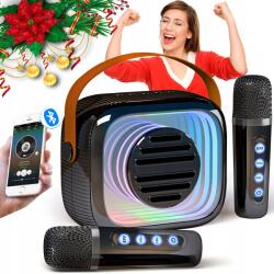 Karaoke Szett 2 Mikrofon Vezeték Nélküli Hangszóró Ajándék Gyerekeknek (23073277)