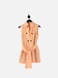 Save The Duck Barackszínű Csíkos Kabát (s) (531293)