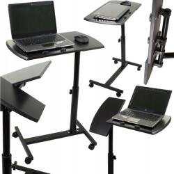 König & Meyer Íróasztal Asztal Ágyrács Gurulós Babakocsi Laptop Projektor (E020 Czarny)