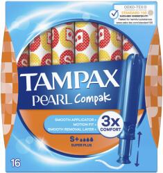 Tampax Compak Pearl Plus tampon applikátorral, x16 (81736)