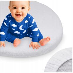 Manufaktura Materacy Moon Nuova matracvédő lepedő fehér babakocsi gondolához Pamut (Prześcieradło na materac 78x32)
