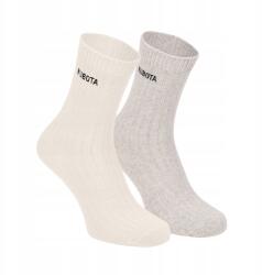 Kubota 2 Csomag Női Zokni Kubota Pamut Ekrü Szürke Sport Zokni 36-40 (K25AW-301-001-22-2-001)
