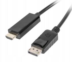 Lanberg Displayport(m) V1.1 ->hdmi(m) Kábel 1M Lanberg (CA-DPHD-11CC-0010-BK)