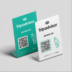 Dragcards Tripadvisor értékelésgyűjtő tábla - Simple