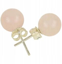  Rózsakvarc fülbevaló ezüst
