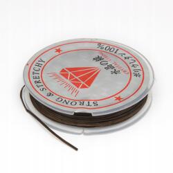 MIXFORM Lapos cérna Rugalmas, Átlátszó, Barna, 0.6mm, 10m/orsó (13WB15662)