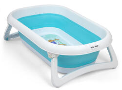 Milly Mally Aqua Blue összecsukható babakád termo-érzékeny dugókkal (3767)