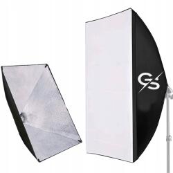 G&S Softbox Fotós Diffúzor 50x70 Szett Téglalap alakú Összecsukható Tok (SOFTBOX LAMPA STUDYJNA DO ZDJĘĆ)