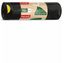 Paclan Ecoline Zárszalagos szemeteszsák 70l (15db/tekercs) 64cmx72cm Újrahasznosított anyagból készült! (5900942134816)