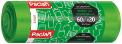 Paclan Szelektív Üveg Gyűjtő Szemeteszsák 60L (20db/tekercs) 60cmx72cm 11my (5900942139408)