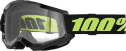 Ochelari cross atv 100% Strata 2 Solar Eclipse, lentila transparenta, culoare rama negru (26013487PE) - simoto