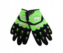 Asix Manusi enduro atv cross Asix AS3 Senior, culoare verde lime, marime L (MRSLL-945) - simoto