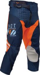 Thor Pantaloni atv cross copii Thor Launchmode Futura, culoare bleumarin portocaliu, marime 20 (29032610PE) - simoto