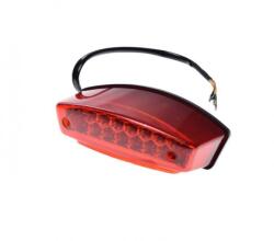WMX Stop spate WM moto atv universal, sticla rosie, LED (AM9937)