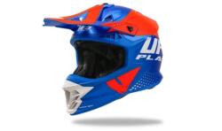 UFO Casca motocross enduro Ufo Plast Intrepid, culoare albastru portocaliu, marime XL (HE13400CFXL) - simoto