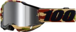  Ochelari cross atv 100% Accuri 2 Mission, lentila oglinda, culoare rama army (26013278PE) - simoto