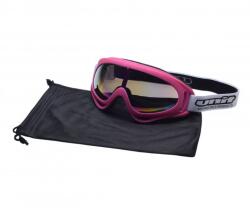 Unit Ochelari copii motocross atv enduro Unit, culoare rama roz, lentila curcubeu (AB3610132A) - simoto