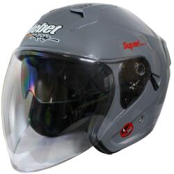 Roy Casca moto semi-integrala cu ochelari adulti, Safebet HF-227, culoare argintiu, marime 2XL (ROY32241) - simoto