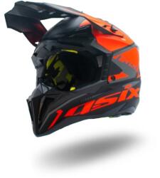 Asix Casca motocross atv Asix 189, culoare negru portocaliu, marime L (ASIX189-914) - simoto