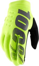  Manusi motocross 100% BRISKER culoare galben negru marime XL (33305706PE) - simoto