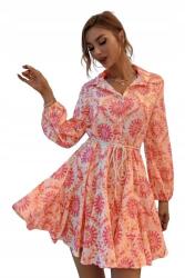 Shein Bő Szabású Ruha Mini Mintás Shein L