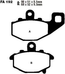 EBC Placute de frana FA192, Standard, EBC (7376536MA) - simoto