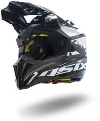 Asix Casca motocross atv Asix 189, culoare negru alb, marime M (ASIX189-99) - simoto