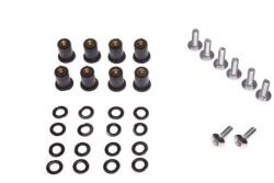 WMX Set 8 suruburi prindere parbriz moto filet M5 x 0.8 (AW5356)