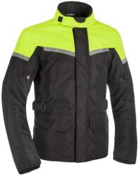 Oxford Geaca textila impermeabila Oxford Spartan, versiune lunga, culoare negru fluo, marime M (SM210102MOX) - simoto