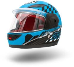 XTR Casca moto copii integrala, marime YS, culoare negru albastru (XTR501-932S)