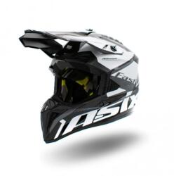 Asix Casca motocross enduro copii Asix 127, culoare negru alb, marime YS (ASIX127-923S)
