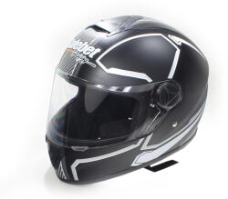 Roy Casca moto integrala pentru adulti, Safebet HF-122 Q217, culoare negru alb, marime 2XL (ROY27616) - simoto