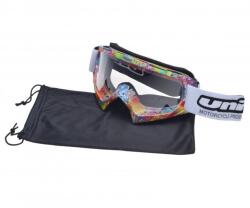 Unit Ochelari motocross atv enduro Unit, culoare rama multicolor, lentila clara (AB3610185) - simoto