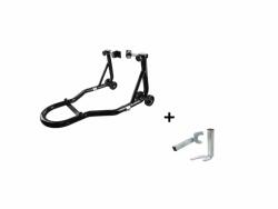PowerForce Stender motociclete spate strada si adaptor cu gheare, culoare negru (PF 26 700 0024ML)