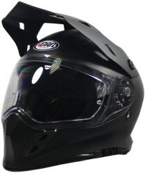 Roy Casca moto dual cu ochelari, VCAN H331, marime XXL, culoare negru mat (ROY31049) - simoto