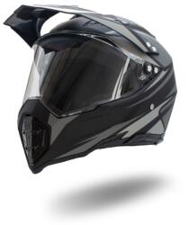 XTR Casca motocross enduro adulti XTR 128, culoare negru gri, marime S (XTR128-931S)