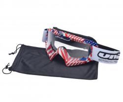 Unit Ochelari motocross atv enduro Unit, culoare rama USA, lentila clara (AB3610181) - simoto
