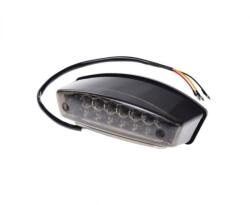 WMX Stop spate WM moto atv universal, sticla transparenta fumurie, LED (AM9936)
