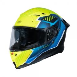 ORIGINE Casca moto integrala cu ochelari, Origine Force Bunker, marime S, culaore galben albastru negru mat, ECE22.06 (2030280294001S) - simoto