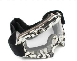 XTR Ochelari cross atv enduro, XTR, lentila transparenta, culoare rama negru gri (BOS-98) - simoto