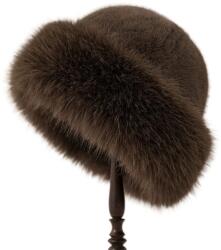  Stílusos, divatos, elegáns és meleg barna szőrme sapka (YFDZ008)