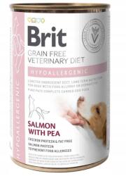 Brit Grain Free Veterinary Diet Dog Hypoallergenic Lazac Borsóval 400g