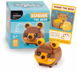 DERFORM Snapets építőkocka készlet, Sugar, a maci (DFM-KLSMIBKA)