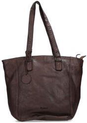Robel női bőr válltáska - sötétbarna